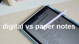 Thumbnail: Truth about Digital Note Taking vs Paper Notes (PROS/CONS)