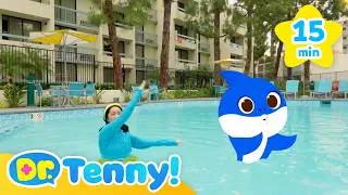 Thumbnail: Perfect Summer Day Swimming Fun🏖️ | Educational Videos for Kids | Hey Tenny!