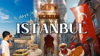 Thumbnail: Istanbul, Turkey 🇹🇷 | Best Food, Markets, Mosques | 5-Day Itinerary | Turkey Travel Vlog