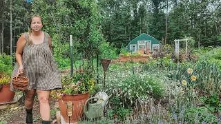 Thumbnail: Growing and Harvesting a Cottage Garden | Planting, Building & Putting Up the First Harvest