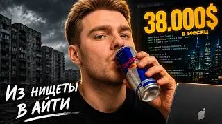 Thumbnail: 38k$ в месяц на программировании с нуля в 24 года: подробный гайд по вкату))