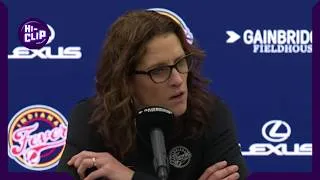 Thumbnail: Stephanie White on USING Caitlin Clark as a SCREENER as the Fever BEAT Nigeria in PRESEASON