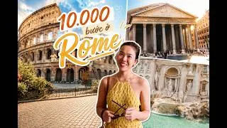 Thumbnail: 10.000 bước ở Rome 🇮🇹 | 1 ngày đi bộ khắp thành phố cổ