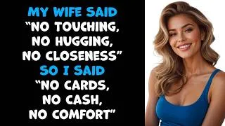 Thumbnail: My Wife Said “No Touching, No Hugging, No Closeness” — So I Said “No Cards, No Cash, No Comfort”
