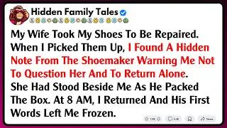 Thumbnail: My Wife Took My Shoes To Be Repaired. When I Picked Them Up, I Found A Hidden Note From The...