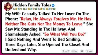 Thumbnail: My Wife Casually Talked To Her Lover On The Phone: “Relax, He Always Forgives Me. He Has Neither...