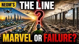 Thumbnail: NEOM's The Line: Engineering Marvel ya Engineering Failure?  | HIDDEN FUTURE