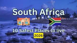 Thumbnail: 10 Safest Places to Live in South Africa in 2026 (According to crime statistics)