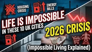 Thumbnail: Life in These 10 UK Cities is Becoming Impossible (2026 Crisis)⁠