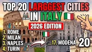 Thumbnail: Top 20 Largest Cities in Italy 2026: From Rome to Modena⁠