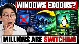 Thumbnail: Microsoft Just Pushed Millions Toward Linux — The Windows Exodus Has Begun
