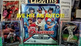 Thumbnail: 2026 BOWMAN BASEBALL MEGA BOX and we HIT AN AUTO!!!🤘🤘⚾️⚾️🔥🔥