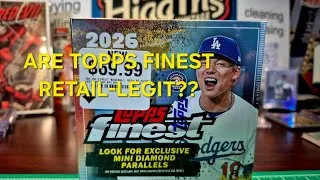 Thumbnail: 2026 TOPPS FINEST RIP & REVIEW! WE HIT A RARE /25 RC!!! PLUS FINEST MOMENTS CALLS?