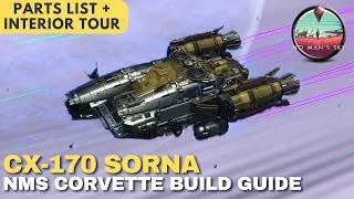 Thumbnail: How to Build a Xeno-Fauna Research Vessel in NMS | No Man's Sky Corvette Build Guide