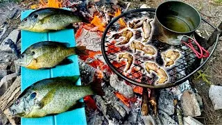 Thumbnail: FIRE ROASTED FROG LEGS! 2 Days Fishing Cooking Camping in the Swamp!