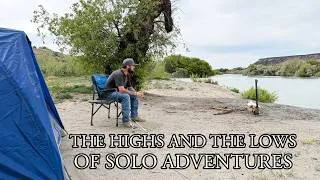 Thumbnail: I NEVER WANTED TO MAKE THIS VLOG | "The Highs and Lows of Solo Adventures"