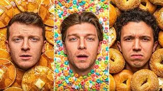 Thumbnail: 12 Pancakes, 8 Bagels, 6 Bowls Of Cereal... Who Will Finish First?
