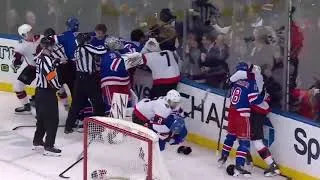 Thumbnail: Igor Shesterkin Goes After Brady Tkachuk in Scrum