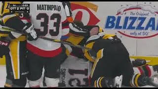 Thumbnail: Michael Bunting and Nick Cousins Fight In Scrum
