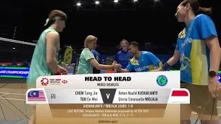 Thumbnail: MENANG, Rehan/Gloria vs Chen/Toh | All England 2025 Badminton