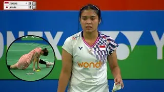 Thumbnail: Permainan Apik Gregoria Mariska Tunjung Membuat Natsuki Nidaira Tak Berkutik | India Open 2025