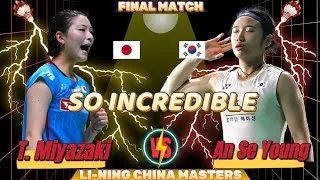 Thumbnail: 🔥 SO INCREDIBLE 🔥 An Se Young (KOR) vs Tomoka Miyazaki (JPN) | China Masters | Full Score