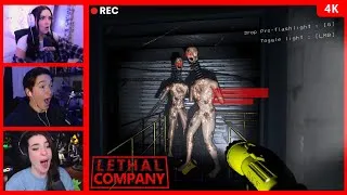 Thumbnail: 9 Minutes of Lethal Company: Twitch Funny and Jumpscare Clips Compilation