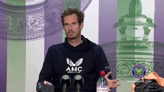Thumbnail: Andy Murray clearly annoyed after technical issues during his 1R Press Conference