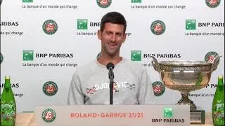 Thumbnail: "I Told Myself I Can Do It .." : Novak Djokovic Full Press Conference | Roland Garros 2021