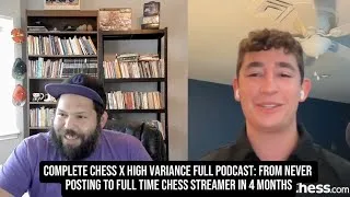 Thumbnail: The Story Behind HighVariance: Full Podcast hosted by CompleteChess