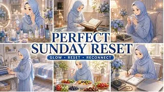 Thumbnail: The Ultimate SUNDAY RESET For Muslimah 🩵  | Clean, Glow & Reconnect With Allah