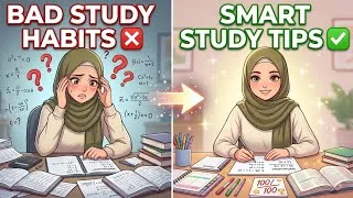 Thumbnail: How to Study Maths🔥 | 4 Simple steps to Score 100 in Maths | Hijabigrowup
