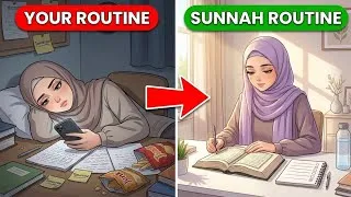 Thumbnail: The Perfect Islamic Daily Routine For Students | 5 Simple Habits That Actually Works👍| Hijabigrowup