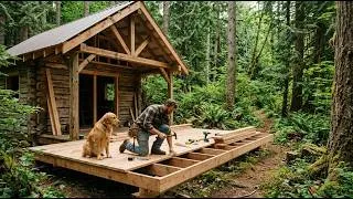 Thumbnail: How to Build a Simple Log Cabin in the Forest (Alone) @andersboisentinyhouse