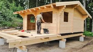 Thumbnail: DIY A-Frame Cabin Build: Start to Finish in 1 Year (No Experience) @OneFootOfftheGrid