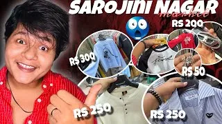 Thumbnail: Sarojini Nagar Market in Delhi | 🤯 waffle T-shirt | Sarojini nagar market delhi in winter | vlog 🔥