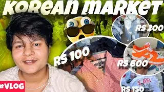 Thumbnail: korean market in delhi rk puram 🤯 | Sunday Market Rk Puram Sec7 | Thrift Market IN DELHI ✅ | vlog 