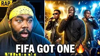 Thumbnail: This is a CERTIFIED FIFA BANGER Stormzy, Fridayy, Angel - Blessings (FIFA World Cup 2026) | REACTION