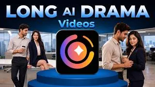 Thumbnail: How to Create Long AI Drama Videos & Earn Money for FREE 💸