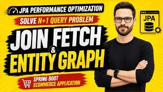 Thumbnail: JPA Performance Optimization | JOIN FETCH vs ENTITY GRAPH | Solve N+1 Query Problem | Spring Boot