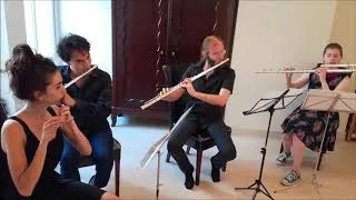 Thumbnail: 'Where the Eagle Cannot See' for Flute Quartet, by Charles Ives arr. Hinse Mutter