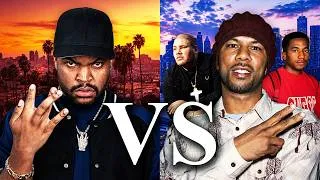 Thumbnail: Ice Cube Vs. Common, Fat Joe, ATCQ, Tim Dog, De La Soul & Jeru - Beef Documentary [East Vs. West]