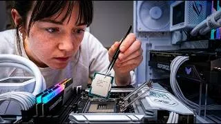 Thumbnail: She Wanted a Free Gaming PC... (I Made Her Build It Herself)