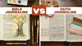 Thumbnail: Maybe Bible journaling should be called faith journaling ❓🤔