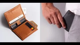 Thumbnail: Harber London RFID Slim Leather Bifold Wallet (With Coin Pouch) Review | Men's Wallet Review