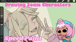 Thumbnail: Drawing Sonic Characters as Humans | Pt. 3