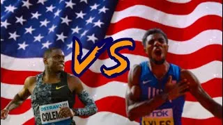 Thumbnail: Noah Lyles VS Christian Coleman montage