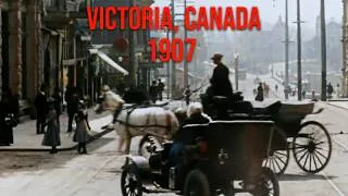 Thumbnail: Ride on a streetcar in Victoria, Canada in 1907 - Restored Footage