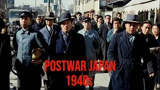 Thumbnail: Visit the streets of Post-war Tokyo, Japan in the late 1940s - Restored Footage