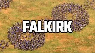 Thumbnail: Battle of FALKIRK | Recreated in Age of Empires 2